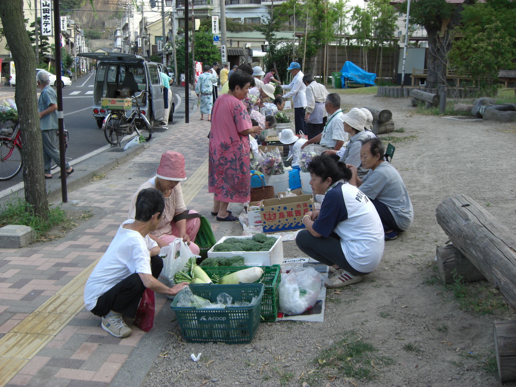 万葉の里青空市（千曲市日曜朝市）