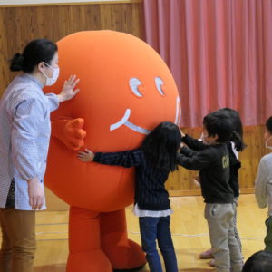 須坂市井上保育園に行ってきました♪（旬ちゃん学校訪問）