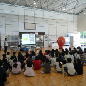 軽井沢中部小学校に行ってきました♪（旬ちゃん学校訪問）